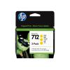 HP 712 - 3er-Pack - 29 ml - Gelb - original - DesignJet - Tintenpatrone - für DesignJet Studio, T210, T230, T250, T630, T650