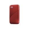 WD My Passport SSD WDBAGF0020BRD - SSD - verschlüsselt - 2 TB - extern (tragbar) - USB 3.2 Gen 2 (USB-C Steckverbinder) - 256-Bit-AES - Rot