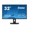 32" VA-panel, 3840x2160 UHD,  15cm Height Adj. Stand, 300cd / m2, 3ms, FreeSync, Speakers, DisplayPort, 2xHDMI, USB3.0x2