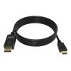 2 m DisplayPort zu HDMI Kabel - 4k 60 Hz - DP Version 1.3 - vergoldete Stecker - HDMI 2.0 unterstützt Hotplug - DP (m) zu HDMI (m) - Außendurchmesser 6,0 mm - 30 AWG - schwarz