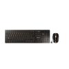 CHERRY DW 9100 SLIM - Tastatur-und-Maus-Set - kabellos - 2.4 GHz, Bluetooth 4.2 - QWERTZ - Deutsch - schwarz / bronze