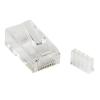 StarTech.com Cat 6 RJ45 Modular Plug for Solid Wire - 50 Pack (CRJ45C6SOL50) - Netzwerkanschluss - RJ-45 (M) - CAT 6 - klar (Packung mit 50) - für P / N: WIRC6CMPBLU