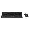 Targus - Tastatur-und-Maus-Set - Kombination - full size - kabellos - 2.4 GHz - QWERTY - Nordisch - Schwarz