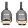 Eaton Tripp Lite Series Fiber Active Optical Cable (AOC) 8K HDMI Plenum-Rated - UHD @ 60 Hz, HDR, M / M, Black, 15 m - Ultra High Speed - HDMI-Kabel mit Ethernet - HDMI männlich zu HDMI männlich - 15 m - Schwarz - Plenum, Active Optical Cable (AOC), un