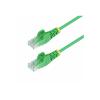 StarTech.com 50cm Green Slim CAT6 Ethernet Cable, Snagless, 28AWG, LSZH - Patch-Kabel - RJ-45 (M) zu RJ-45 (M) - 50 cm - 3.6 mm - UTP - CAT 5 / 5e / 6 - IEEE 802.3bt - halogenfrei, ohne Haken - grün