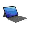 Logitech Combo Touch - Tastatur und Foliohülle - mit Trackpad - hintergrundbeleuchtet - Apple Smart connector - QWERTY - Italienisch - Oxford Gray - für Apple 11-inch iPad Pro (1. Generation, 2. Generation, 3. Generation)