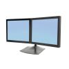 Ergotron 2 facher Monitor Stand horizontal schwarz