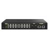 QNAP QSW-M2116P-2T2S - Switch - managed - 16 x 100 / 1000 / 2.5G (PoE+) + 2 x 10 Gigabit SFP+ + 2 x 100 / 1000 / 2.5 / 5/10G (PoE++) - Desktop, an Rack montierbar - PoE++ (280 W)