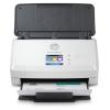 HP Scanjet Pro N4000 snw1 Sheet-feed - Dokumentenscanner - CMOS / CIS - Duplex - 216 x 3100 mm - 600 dpi x 600 dpi - bis zu 40 Seiten / Min. (einfarbig) - automatischer Dokumenteneinzug (50 Blätter) - bis zu 4000 Scanvorgänge / Tag - USB 3.0, LAN, Wi-Fi(