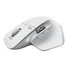 Logitech Master Series MX Master 3S - Maus - ergonomisch - optisch - 7 Tasten - kabellos - Bluetooth, 2.4 GHz - Logitech Logi Bolt USB-Receiver - Pale Gray