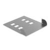 Delock 5.25 Zoll Metall Einbaurahmen für 2 x Delock Wechselrahmen 47011 / 47005