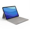 Logitech Combo Touch - Tastatur und Foliohülle - mit Trackpad - hintergrundbeleuchtet - Apple Smart connector - AZERTY - Französisch - Sand - für Apple 11-inch iPad Pro (1. Generation, 2. Generation, 3. Generation)