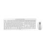 CHERRY STREAM DESKTOP RECHARGE - Tastatur-und-Maus-Set - kabellos - 2.4 GHz - QWERTZ - Deutsch - Tastenschalter: CHERRY SX - Pale Gray