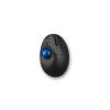 Kensington Pro Fit Ergo TB450 EQ - Trackball - ergonomisch - optisch - 7 Tasten - kabellos - 2.4 GHz, Bluetooth - kabelloser Empfänger (USB)