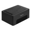 Delock - HDD / SSD Dockingstation Schächte: 2 - 2,5" / 3,5" gemeinsam genutzt (6.4 cm, 8.9 cm) - SATA 6Gb / s - USB 3.0 - Schwarz