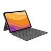 Logitech Combo Touch - Tastatur und Foliohülle - mit Trackpad - hintergrundbeleuchtet - Apple Smart connector - QWERTY - GB - Oxford Gray - für Apple 10.9-inch iPad Air (4. Generation, 5. Generation)