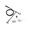 Kensington Universal 3-in-1 Keyed Cable Lock - Twin Lockheads - Sicherheitskabelschloss - 1.8 m