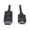 Eaton Tripp Lite Series DisplayPort to HDMI Adapter Cable (M / M), 3 ft. (0.9 m) - Adapterkabel - DisplayPort männlich zu HDMI männlich - 91 cm - Schwarz