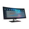 Lenovo ThinkVision P40w-20 - LED-Monitor - gebogen - 101.6 cm (40") (39.7" sichtbar) - 5120 x 2160 WUHD @ 75 Hz - IPS - 300 cd / m² - 1000:1 - 4 ms - 2xThunderbolt 4, DisplayPort, HDMI - Raven Black - Campus