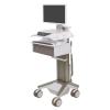 CareFit" Pro Electric Lift Cart, LiFe Pwd, 1 Tall Dwrs, CHE