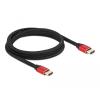 Delock Ultra High Speed HDMI Kabel 48 Gbps 8K 60 Hz rot 2 m zertifiziert