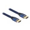 Delock Ultra High Speed HDMI Kabel 48 Gbps 8K 60 Hz blau 2 m zertifiziert