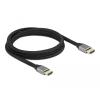 Delock Ultra High Speed HDMI Kabel 48 Gbps 8K 60 Hz grau 2 m zertifiziert