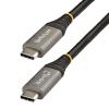 StarTech.com 50cm USB-C Kabel 10Gbit / s - USB-IF zertifiziertes USB-C Kabel - USB 3.1 / 3.2 Gen 2 Typ-C Kabel - 100W (5A) Power Delivery, DP Alt Mode - USB-C Kabel - Laden&Synchronisieren (USB31CCV50CM) - USB-Kabel - 24 pin USB-C (M) zu 24 pin USB-C (M)