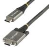 StarTech.com 1m USB-C Kabel mit Schraubensicherung 10Gbit / s - USB 3.1 / 3.2 Gen 2 Typ-C Kabel - 100W (5A) Power Delivery Laden, DP Alt Modus - USB-C Kabel zum Laden / Synchronisieren (USB31CCSLKV1M) - USB-Kabel - 24 pin USB-C (M) gerade / verriegelnd zu