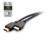 C2G 6ft (1.8m) Ultra High Speed HDMI® Cable with Ethernet - 8K 60Hz - Ultra High Speed - HDMI-Kabel mit Ethernet - HDMI männlich zu HDMI männlich - 1.8 m - Schwarz - unterstützt 8K 60 Hz (7680 x 4320)