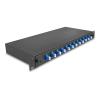 Delock 19 Zoll LWL Spleißbox 12 x LC Duplex OS2 1HE