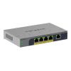 NETGEAR Easy Smart GS105EPP - Switch - high-power - L3 - Smart - 1 x 10 / 100 / 1000 + 4 x 10 / 100 / 1000 (PoE+) - Desktop, wandmontierbar - PoE+ (120 W)