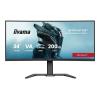 iiyama G-MASTER Red Eagle GCB3484WQSU-B2 - LED-Monitor - Gaming - gebogen - 86.4 cm (34") (31.4" sichtbar) - 3440 x 1440 UWQHD @ 400 Hz - VA - 450 cd / m² - 4000:1 - 0.6 ms - 2xHDMI, DisplayPort - Lautsprecher - Schwarz