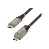 StarTech.com 1m USB-C Kabel mit Oberseite Schraubensicherung 10Gbit / s - USB 3.1 / 3.2 Gen 2 Typ-C Kabel - 100W (5A) Power Delivery, DP-Alt-Modus, USB-C-Kabel zum Laden / Synchronisieren (USB31CCTLKV1M) - USB-Kabel - USB-C (M) gerade / verriegelnd zu USB