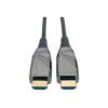 Eaton Tripp Lite Series 4K HDMI Fiber Active Optical Cable (AOC) - 4K 60 Hz, HDR, 4:4:4 (M / M), 20 m (65 ft.) - HDMI-Kabel - HDMI männlich zu HDMI männlich - 20 m - Glasfaser - Schwarz - aktiv