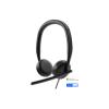 Dell Wired Headset WH3024 - Headset - On-Ear - kabelgebunden - USB-C - Zertifiziert für Microsoft Teams, Zoom Certified