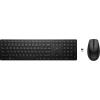 HP 655 - Tastatur-und-Maus-Set - kabellos - 2.4 GHz - Französisch - Schwarz - für HP 34, 470 G8, 470 G9, ProBook 430 G8, 635, ZBook Firefly 14 G9, ZBook Fury 16 G9