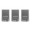 SanDisk Ultra Fit - USB-Flash-Laufwerk - 32 GB - USB 3.1 - Schwarz (Packung mit 3)