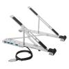 Targus - Notebook-Ständer - mit 4-Port-USB-Hub - 10" - 15.6" - Silber