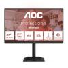 AOC 27E4U - 24 Zoll Full HD Monitor, höhenverstellbar, Pivotverstellung, Lautsprecher (1920x1080, 120 Hz, D-Sub, HDMI 1.4 DisplayPort 1.2, USB Hub) schwarz