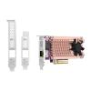 QNAP QM2-2P10G1TB - Speicher-Controller - M.2 - PCIe 3.0 x4 (NVMe) - Low-Profile - PCIe 3.0 x8 - für QNAP TDS-H2489, TNS-H1083X-E2234, H1083X-E2236-16, TS-473, H1677, H2477, TVS-672, h1288