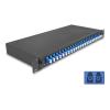 Delock 19 Zoll LWL Spleißbox 24 x LC Duplex OS2 1HE