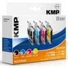 KMP MULTIPACK B33V - 4er-Pack - Größe XXL - Schwarz, Gelb, Cyan, Magenta - kompatibel - Tintenpatrone - für Brother DCP-J125, DCP-J140, DCP-J315, DCP-J515, MFC-J220, MFC-J265, MFC-J410, MFC-J415