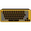 Logitech POP Keys - Tastatur - kabellos - Bluetooth 5.1, Bluetooth LE - QWERTY - Portugiesisch - Tastenschalter: Brown Tactile - Blast