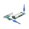 Delock Riser Karte PCI Express x1 zu 2 x PCI 32 Bit Slot mit 60 cm Kabel