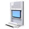 Ergotron WorkFit-S Single HD Workstation - Stehender Tischwandler - rechteckig - Aluminium, hochwertiger Kunststoff, pulverbeschichteter Stahl - Schwarz