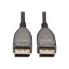 Eaton Tripp Lite Series DisplayPort Active Optical Cable (AOC) - UHD 8K 60 Hz, HDR, CL3 Rated, Black, 15 m (49 ft.) - DisplayPort-Kabel - DisplayPort (M) zu DisplayPort (M) - DisplayPort 1.4 - 15 m - Active Optical Cable (AOC), unterstützt 8K UHD (76