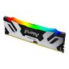 Kingston FURY Renegade RGB - DDR5 - Modul - 24 GB: 1 x 24 GB - DIMM 288-PIN - 3600 MHz / PC5-57600 - CL38 - 1.1 V - ungepuffert - on-die ECC - Silber, Schwarz