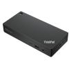 Lenovo ThinkPad Universal USB-C Smart Dock - Dockingstation - USB-C - HDMI, 2 x DP - 1GbE - 135 Watt - Campus - Europa - für ThinkPad E14 Gen 3, T14s Gen 2, X1 Carbon Gen 9, X1 Yoga Gen 6