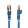 StarTech.com 5m CAT6A Ethernet Cable, 10 Gigabit Shielded Snagless RJ45 100W PoE Patch Cord, CAT 6A 10GbE STP Network Cable w / Strain Relief, Blue, Fluke Tested / UL Certified Wiring / TIA - Category 6A - 26AWG (6ASPAT5MBL) - Patch-Kabel - RJ-45 (M) zu R